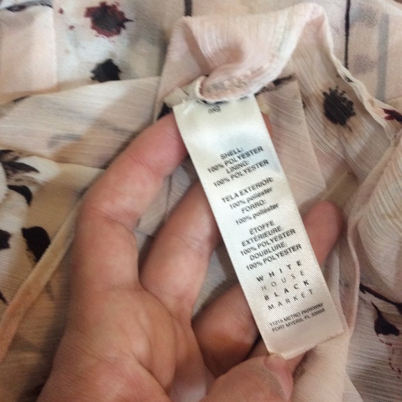 White House Black Market cherry blossom top - Picture 7 of 12